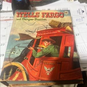 Wells Fargo and Danger Station Book retro